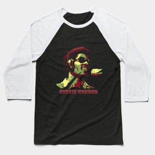 Wonder Stevie Baseball T-Shirt